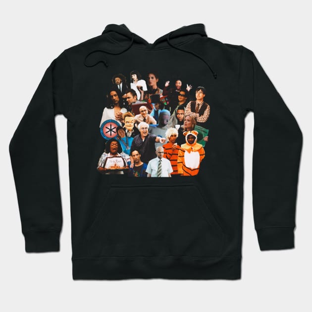 Community TV Show Collage Hoodie by ematzzz